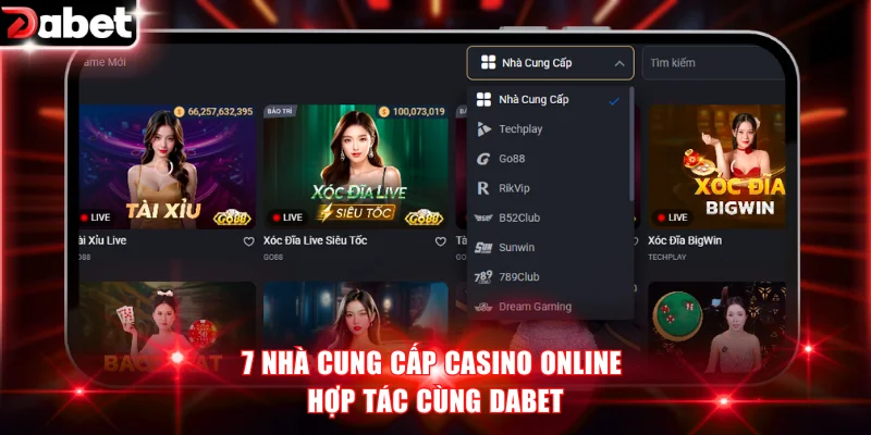 7 nhà cung cấp game lớn tạo nên uy tín của sảnh cược