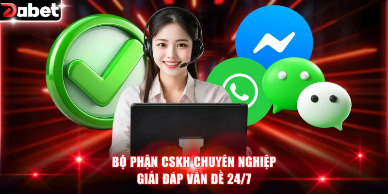 Bộ phận CSKH chuyên nghiệp, giải đáp vấn đề 24/7