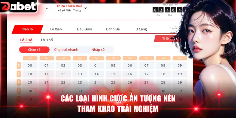 Các loại hình cược ấn tượng nên tham khảo trải nghiệm