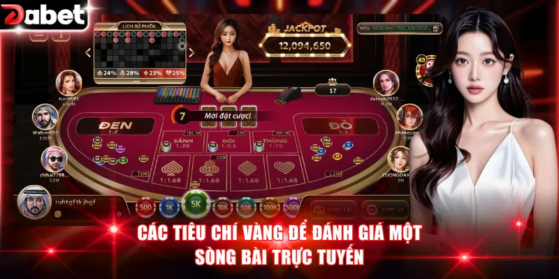 Casino Uy Tín DABET - Sức Hút Từ Sòng Bài Trực Tuyến 3 Các tiêu chí vàng để đánh giá một sòng bài trực tuyến