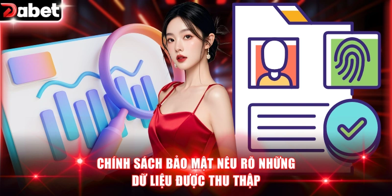 Chính sách bảo mật nêu rõ những dữ liệu được thu thập