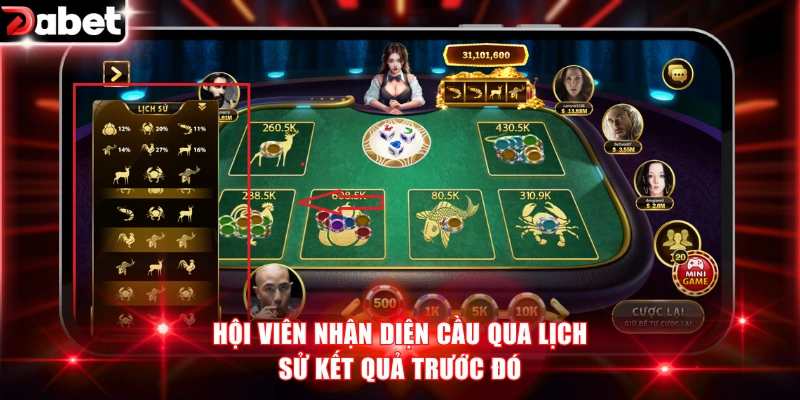 Hội viên nhận diện cầu qua lịch sử kết quả trước đó
