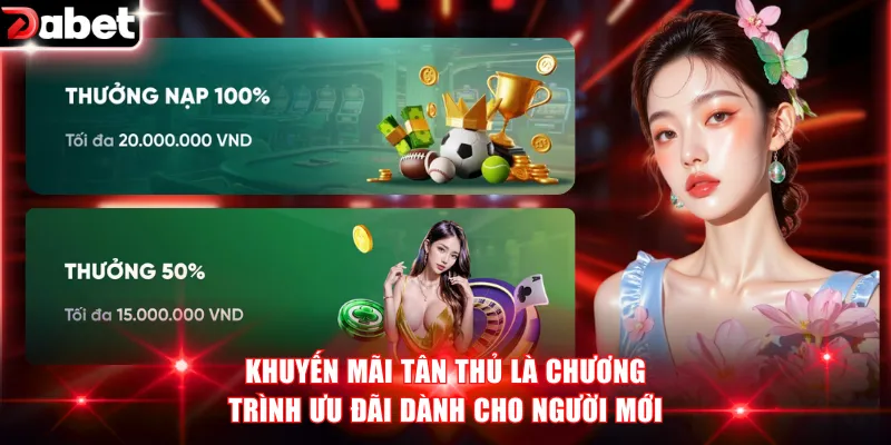 Khuyến mãi tân thủ là chương trình ưu đãi dành cho người mới