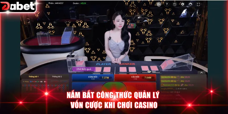Nắm bắt công thức quản lý vốn cược khi chơi Casino