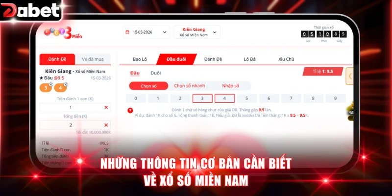 Những thông tin cơ bản cần biết về xổ số miền Nam