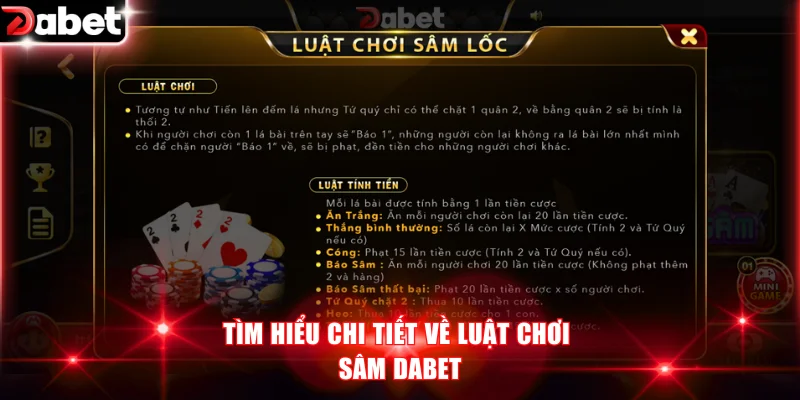 Tìm hiểu chi tiết về luật chơi Sâm DABET
