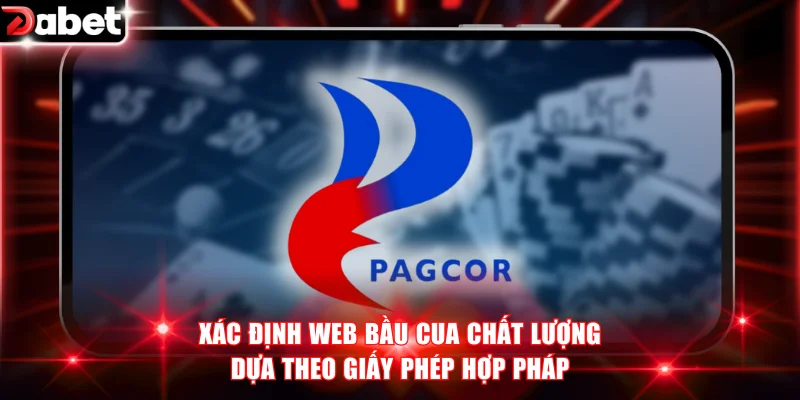 Xác định web bầu cua chất lượng dựa theo giấy phép hợp pháp