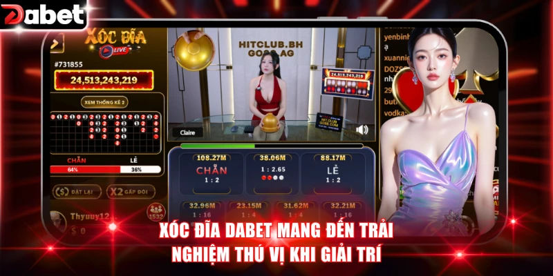 Xóc Đĩa DABET mang đến trải nghiệm thú vị khi giải trí